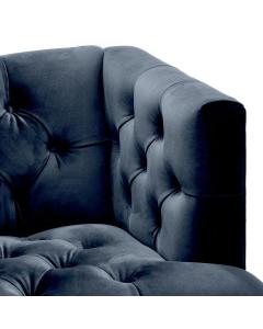 Chair Castelle Savona Midnight Blue Velvet