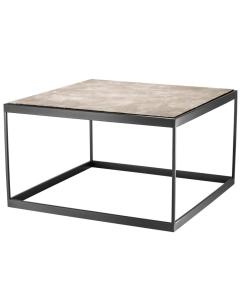 La Quinta Side Table with Marble