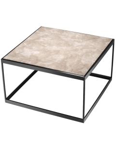 La Quinta Side Table with Marble