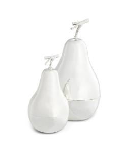 Box Pear Silver Plated - Set of 2