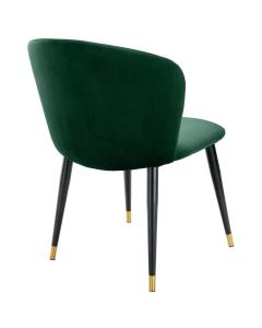 Dining Chair Volante in Green Velvet