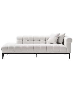 Lounge Sofa Aurelio Right in White