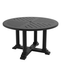 Bell Rive Small Round Outdoor Dining Table in Black