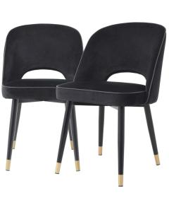 Cliff Dining Chairs Set of 2 - Black