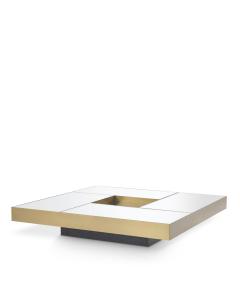 Allure Coffee Table with Mirror Top