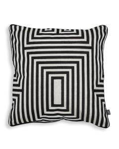 Spray Cushion in Black & White