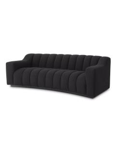 Kelly Small Sofa in Black Boucle