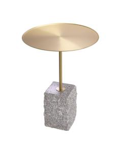 Cole Side Table in Grey Granite