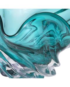 Ace Glass Bowl in Turquoise