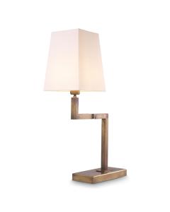 Cambell Swing Arm Table Lamp in Brass