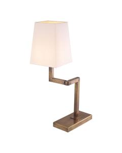Cambell Swing Arm Table Lamp in Brass