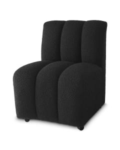 Kelly Dining Chair in Black Boucle