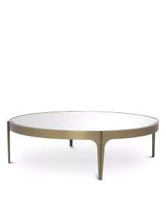 Artemisa Coffee Table L in Brushed Brass