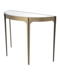 Artemisa Console Table in Brushed Brass