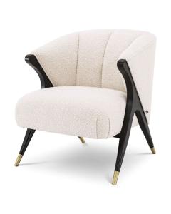 Pavone Chair in Boucle Cream