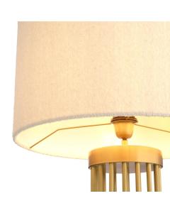 Condo Table Lamp with Boucle Shade