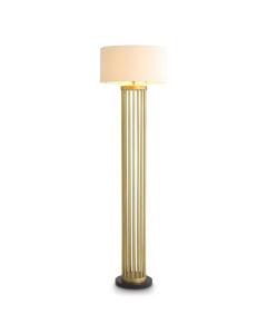 Condo Floor Lamp with Boucle Shade