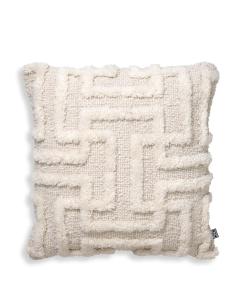 Wool Cushion Amphion in Ivory - Small