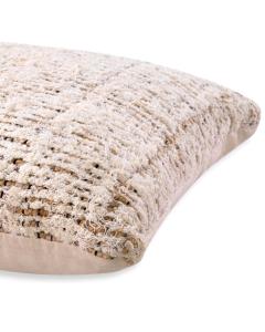 Cotton & Jute Cushion Amon in Natural Ivory - Large 
