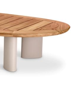 Outdoor Teak Coffee Table Free Form 