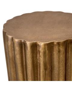 Side Table Padua Large in Antique Brass Finish