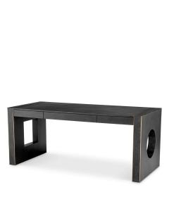 Desk Rovigo in Charcoal Grey Oak Veneer