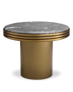 Side Table Claremore in Brushed Brass Finish