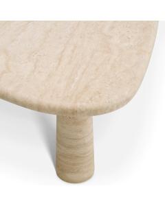 Side Table Larino Large in Travertine