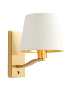 Dronfield Wall Light in Brushed Gold