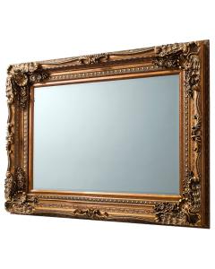 Gloucester Carved Wood Wall Mirror - Gold