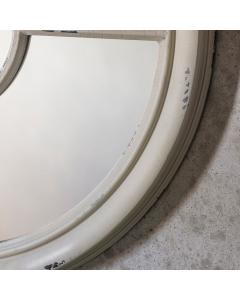 Wilcox White Porthole Mirror