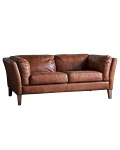 Bombay 2 Seater Leather Sofa