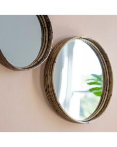 Summerton Set of 3 Round Wall Mirrors - Natural