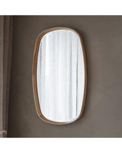Hanstone Mirror with Wooden Frame - Oak