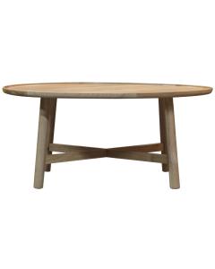 Cleeves Light Oak Round Coffee Table