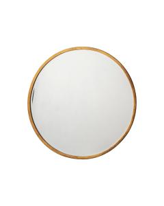 Watermoor Round Mirror Metal Frame in Gold