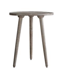 Acre White Side Table