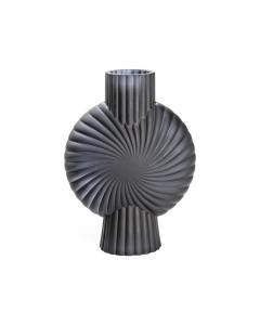 Lloyd Small Frosted Black Vase