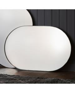Albion Oval Wall Mirror in Champagne