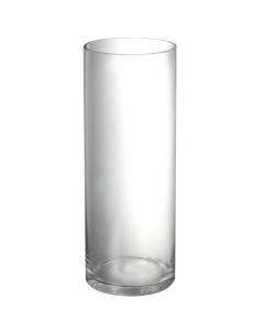 Vase Cylinder Clear Glass H.40cm