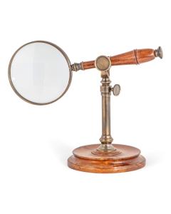 Authentic Models Magnifying Glass with Bronzed Stand