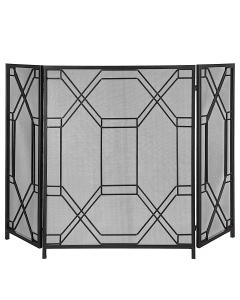  Rosen Geometric Fireplace Screen