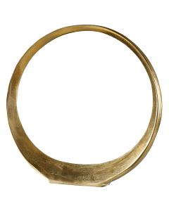  Jimena Gold Large Ring Sculpture