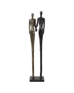  Two's Company Cast Iron Sculpture