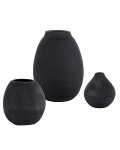 Hearth Matte Black Vases