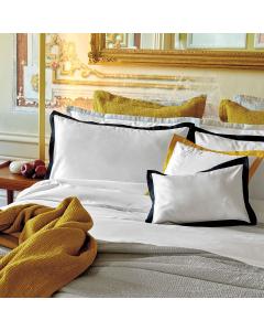 Prado Bed Linen - White/Sand