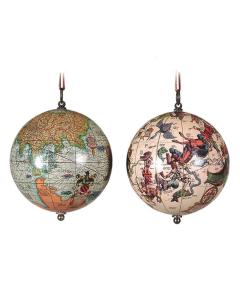 Authentic Models Pair of Heaven and Earth Globes