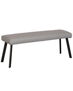 Laura Low Dining Bench Grey
