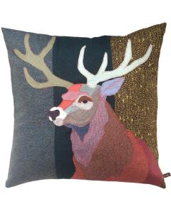 Carola Van Dyke Cushion Red Buck