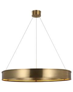 Connery 40" Ring Chandelier in Antique-Burnished Brass